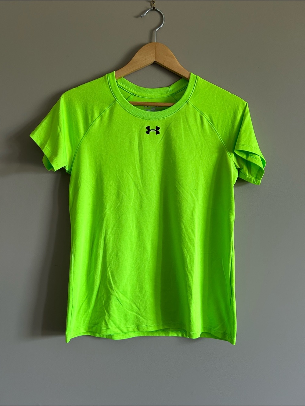 Under Armour Bright Green HeatGear Performance Tee